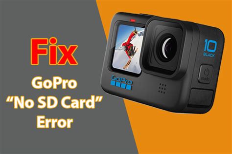 GoPro SD Card Error .